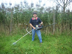 Harald bei nder Arbeit